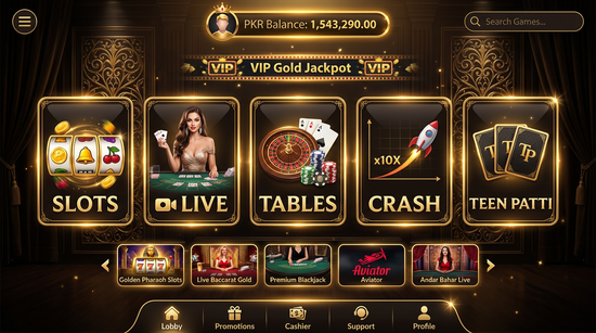 Main screen of Daulat 777.version.slots low budget casino page for PK players